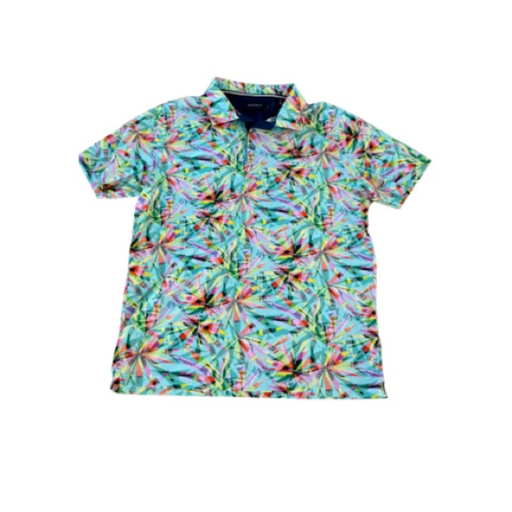 Bugatchi Princeville Makai Golf Multicolor Shirt